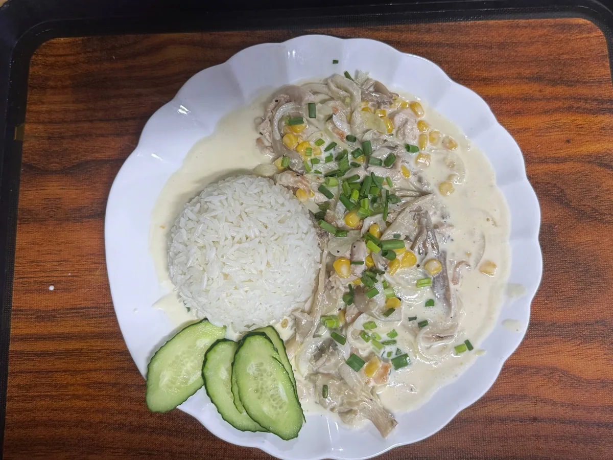 Фрикасе с рисом