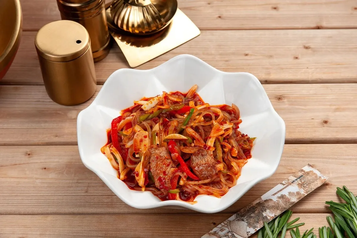 Фунчоза с мясом