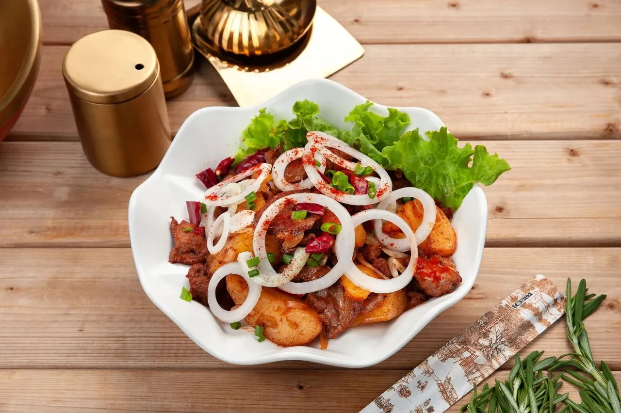 Куурдак с картошкой